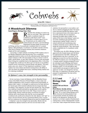 COBWEBS NEWSLETTER 2002